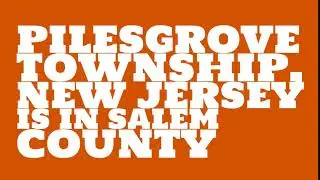 What county is Pilesgrove Township, New Jersey in?