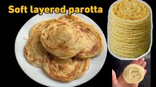 Parotta Recipe in Tamil | How to make Parotta in Tamil | Homemade soft layered Parotta Recipe