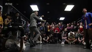 Bop'n Andre & Gadget vs Poppin' C & Poppin' Prince [top 16] // .stance // Freestyle Session 2018