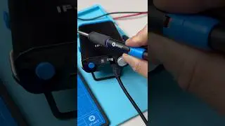 Soldering just got easier witht the FIXHUB From @ifixit #fixhub #wirelesssoldering #microsoldering #