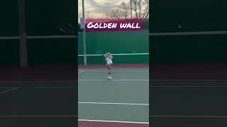 6 year old Eos Vija destroys the tennis wall. #6yearold #tennis #shorts #talent