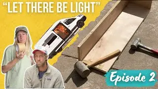 DIY Van Remodel: Building the Window Boxes + Bed Frame / Garage  🚐✨