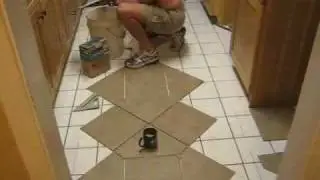 kitchen tile time lapse