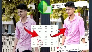 Instagram profile photo editing snapseed se kese kare simpl