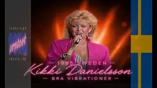 eurovision 1985 Sweden 🇸🇪 Kikki Danielsson - Bra vibrationer ᴴᴰ