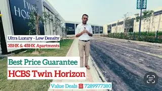 HCBS Twin Horizon, Ultra Luxury 3 & 4BHK Apartments on Dwarka Expressway, Sector 102, Lowest Density