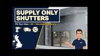 Supply Only Roller Shutters and Sliding Shutters: Fit Your Own with HVP Security Shutters