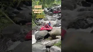 Selamat bahagia dengan mengarungi boat di sungai kromong Tos sek#raftingpacet