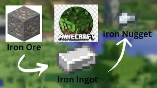 How To Make Iron Ingot and Iron Nugget in Minecraft (Survival Mode) :- EasyCraft