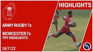 British Army 7s Worcester 7s Try HIGHLIGHTS 16-7-22