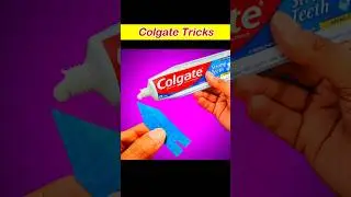 Amazing Surface Tension Science Experiment With Colgate #shorts