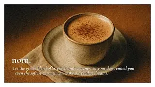 almond milk mocha. -- chill lofi mix for vibing by nom.