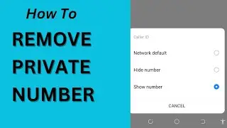 КАК ОТКЛЮЧИТЬ ЧАСТНЫЙ НОМЕР НА ВАШЕМ ТЕЛЕФОНЕ ANDROID.