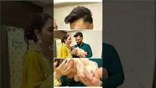 rahul and disha parmar with daughter #wedding #daughter #trendingshorts #dishaparmar #rahulvaidya