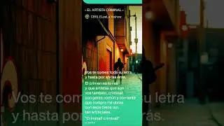 « EL ARTISTA CRIMINAL »