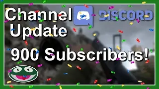 DISCORD SERVER AND 900 SUBSCRIBERS! - Clydfrog Channel Update - February 2017