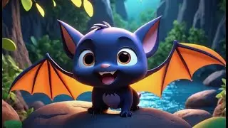 Bat wings go flap flap flap | Fun English Nursery Rhyme | Kids Song | Baby Songs