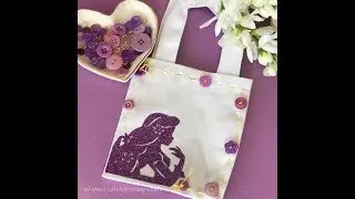 Rapunzel treat bag featuring ScanNCut