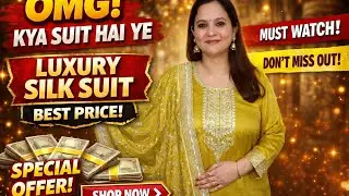 OMG! Kya Suit Hai Ye 😍 | Luxury Silk Suit | Best Price Collection #shorts#trending 