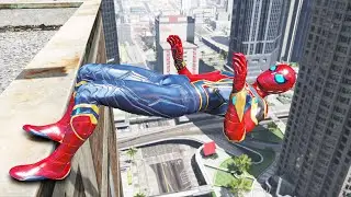 GTA 5 Spiderman Epic Ragdolls, Fails (Ragdolls Physics)
