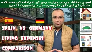 Spain vs Germany: Cost of Living - Rent- Transp. - INCOME Comparison