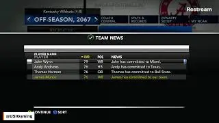 NCAA Football | Dynasty Mode | Unlimited Sports Inc Gaming