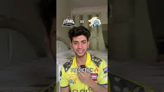 CSK Vs GT Prediction For Today 🔥|| Who Will Win? 😍 #trendingshorts #viralvideo