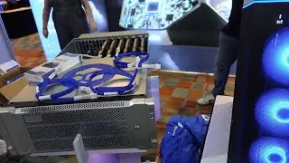 Flux POUW Booth at Mining Disrupt