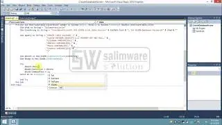 Create Table in Database MS Access using Visual Basic .Net