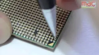 Ремонт контактов процессора - Reparar Patas Procesador AMD Intel Test Motherboard изогнутые контакты