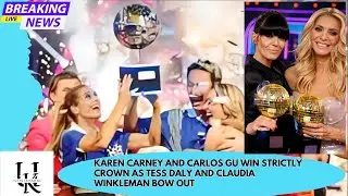 Карен Карни и Карлос Гу стали победителями шоу Strictly Come Dancing, а Тесс Дейли и Клаудия Уинк...