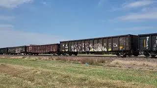 South Kansas & Oklahoma Railroad Wichita Turn westbound on BNSF approaching Derby, KS