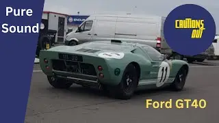 Ford GT40 VSCC Pomeroy Trophy Silverstone with Kermit the Frog -Pure Sound