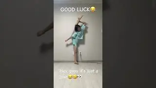 How to do a leg hold😂😂😂 #contortionist #prank #funny #bendy #trynottolaugh