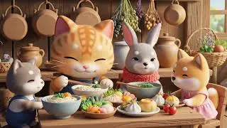 Little Mochi's Magical Day: Farming, Fishing & Friends 🐱✨