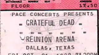 JACK STRAW (SBD) GRATEFUL DEAD  --  Reunion Arena on 10-21-1988 Set One Closer.