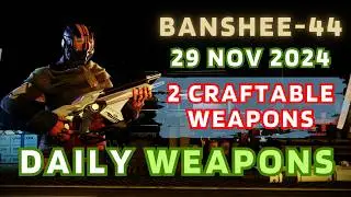 2 CRAFTABLES. 2 mediocre rolls today - Banshee-44 Destiny 2 Gunsmith Official Weapon Inventory