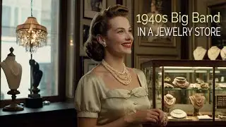 👉 1940s BIG BAND SWING MUSIC | IN A VINTAGE JEWELRY STORE