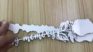 Lancoda Sublimation Wood MDF Rose Flower