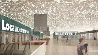 Gare LGV Casa-Voyageurs, opportunité commerciale au centre de Casablanca.