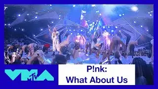 P!nk 360&deg; Performance of 'What About Us' | 2017 VMAs | MTV