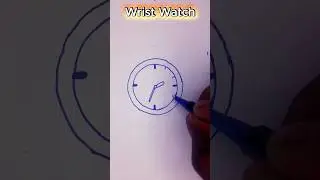 How to draw a Realistic Wrist Watch ✍️⌚ | Satisfying Sketch Art