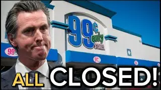 largest 99 cent store closing in California. Discount stores closing effecting lower income homes