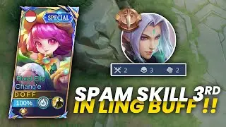 SPAM SKILL 3 IN BUFF LING ENEMY | BUILD CHANG'E TERSAKIT 2024 | TOP GLOBAL CHANG'E | E124