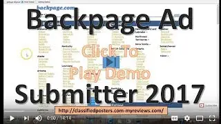 Classifieds Ads Backpage Submitter 2018 Software
