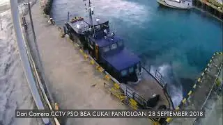 CCTV TSUNAMI 28 September 2018 - PANTOLOAN PALU