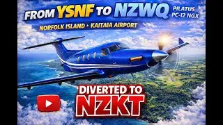 [ MSFS 2024 / PC12 NGX] YSNF ➜ NZWQ | VR POV