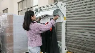 Suit Clothes Laundry Packing Machine for Laundry Shop Operation Video
