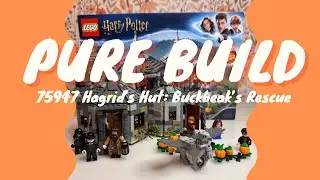 LEGO HARRY POTTER 75947 Hagrid&rsquo;s Hut: Buckbeak&rsquo;s Rescue - Pure build