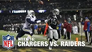 Derek Carr Spins It To Michael Crabtree For The Go-Ahead 4th QRT TD! | Chargers vs. Raiders | NFL
